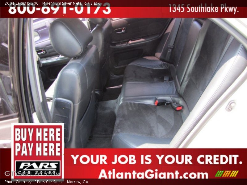 Millennium Silver Metallic / Black 2001 Lexus IS 300