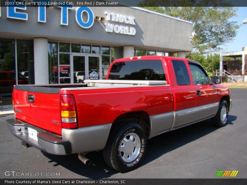 Fire Red / Dark Pewter 2003 GMC Sierra 1500 Extended Cab