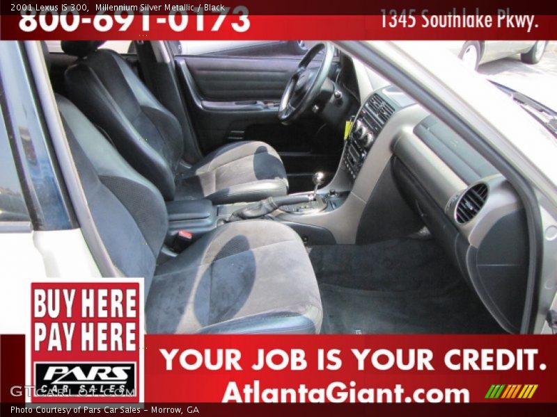 Millennium Silver Metallic / Black 2001 Lexus IS 300