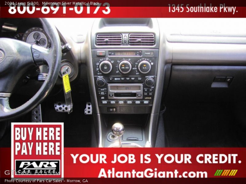 Millennium Silver Metallic / Black 2001 Lexus IS 300