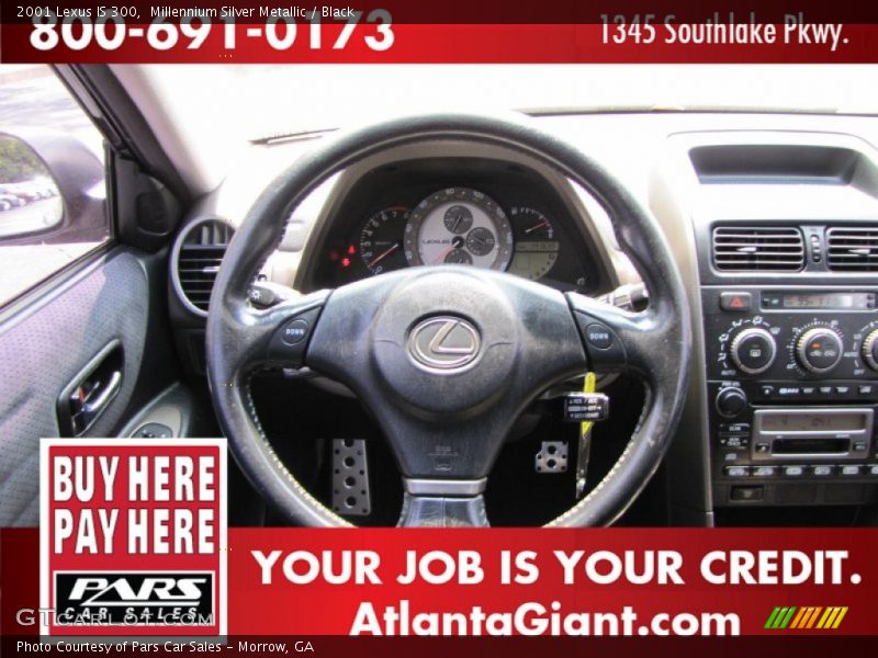 Millennium Silver Metallic / Black 2001 Lexus IS 300