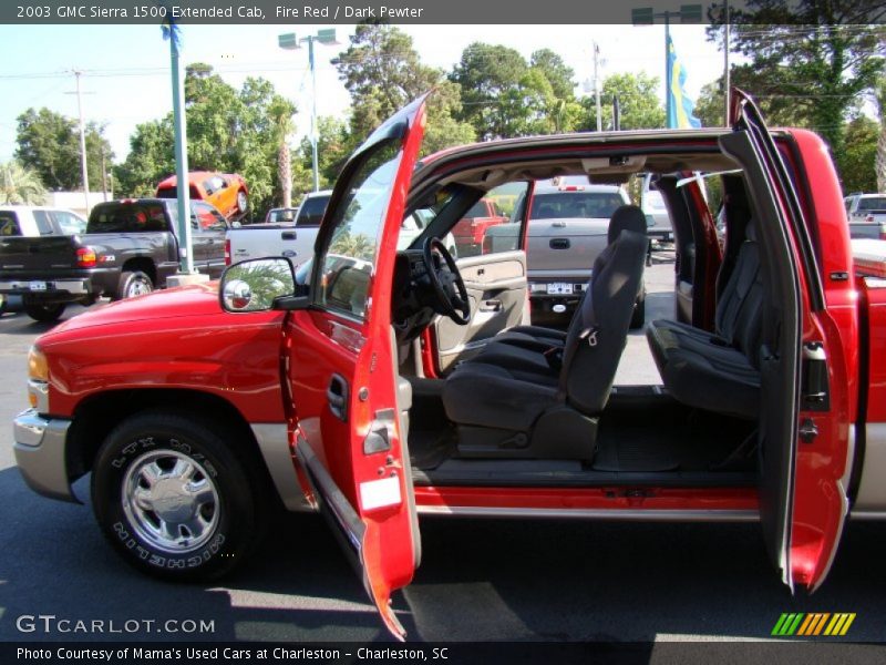 Fire Red / Dark Pewter 2003 GMC Sierra 1500 Extended Cab