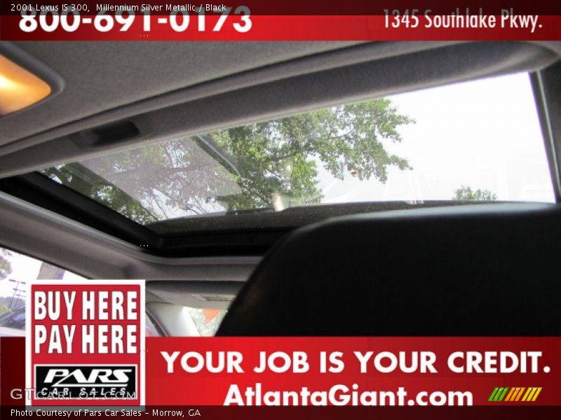 Millennium Silver Metallic / Black 2001 Lexus IS 300