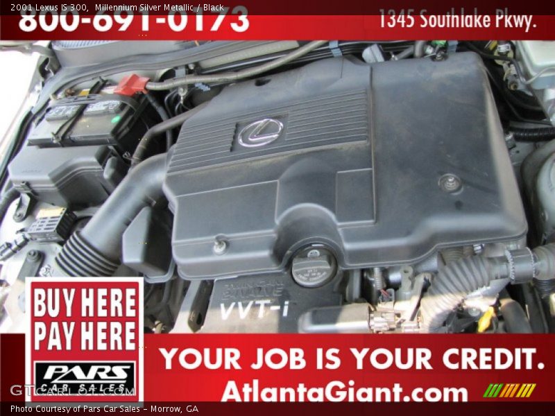 Millennium Silver Metallic / Black 2001 Lexus IS 300