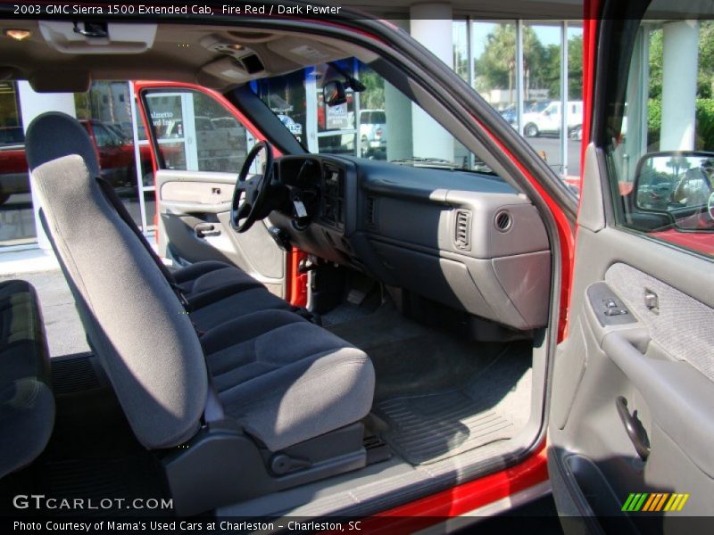 Fire Red / Dark Pewter 2003 GMC Sierra 1500 Extended Cab