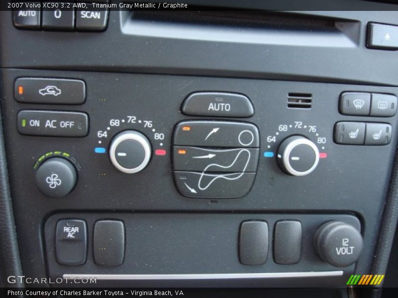 Titanium Gray Metallic / Graphite 2007 Volvo XC90 3.2 AWD