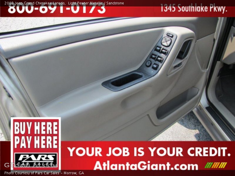 Light Pewter Metallic / Sandstone 2003 Jeep Grand Cherokee Laredo