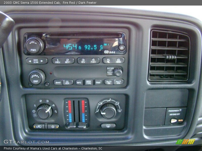 Fire Red / Dark Pewter 2003 GMC Sierra 1500 Extended Cab