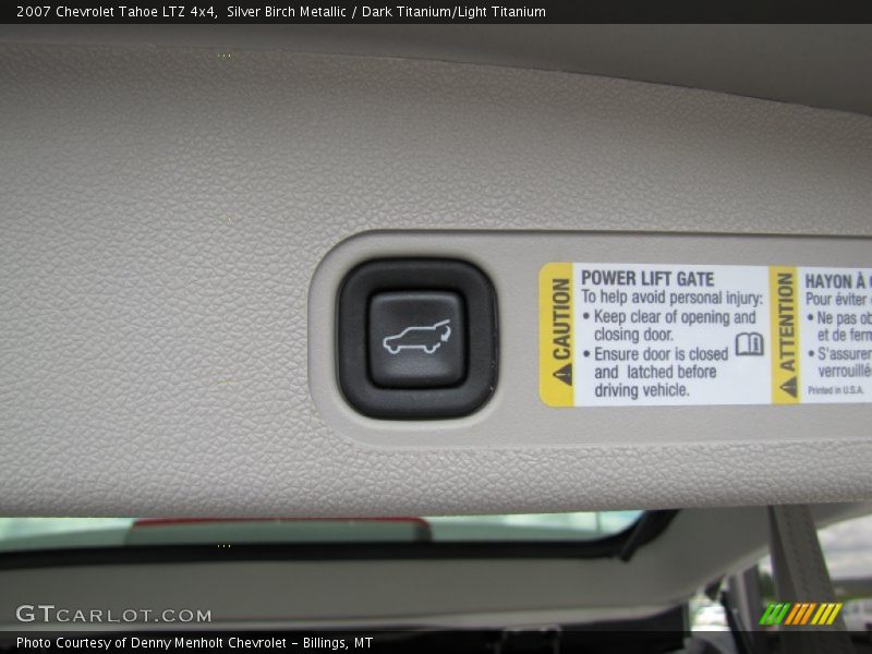 Silver Birch Metallic / Dark Titanium/Light Titanium 2007 Chevrolet Tahoe LTZ 4x4