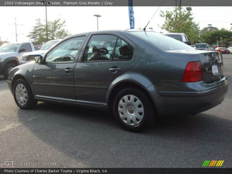 Platinum Grey Metallic / Grey 2003 Volkswagen Jetta GL Sedan