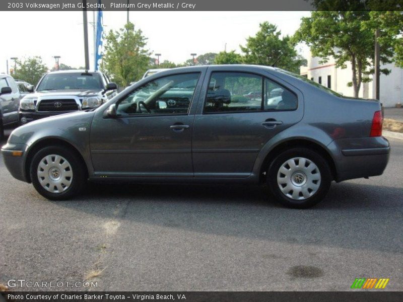 Platinum Grey Metallic / Grey 2003 Volkswagen Jetta GL Sedan