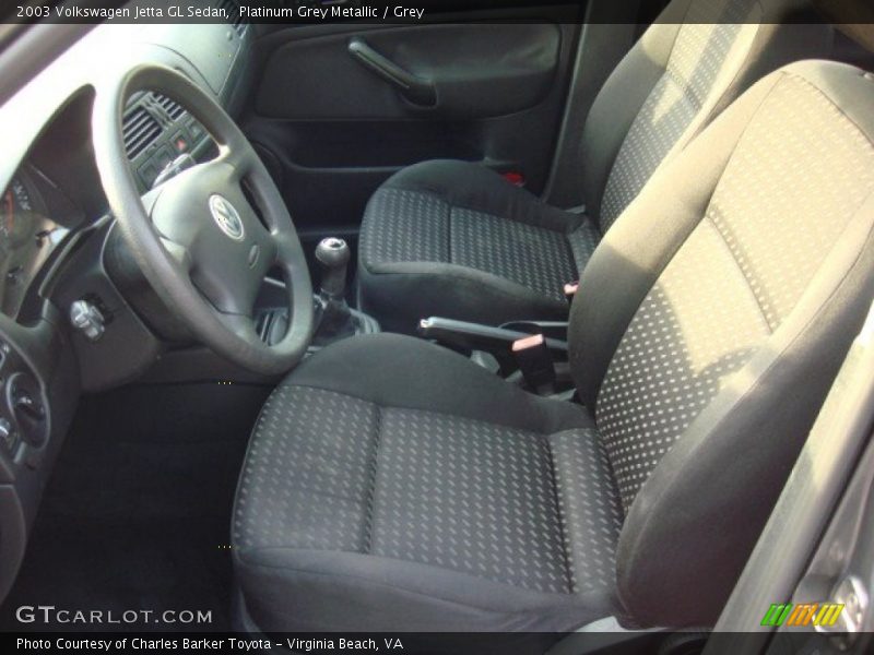 Platinum Grey Metallic / Grey 2003 Volkswagen Jetta GL Sedan