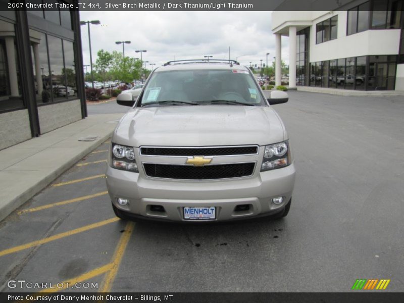 Silver Birch Metallic / Dark Titanium/Light Titanium 2007 Chevrolet Tahoe LTZ 4x4