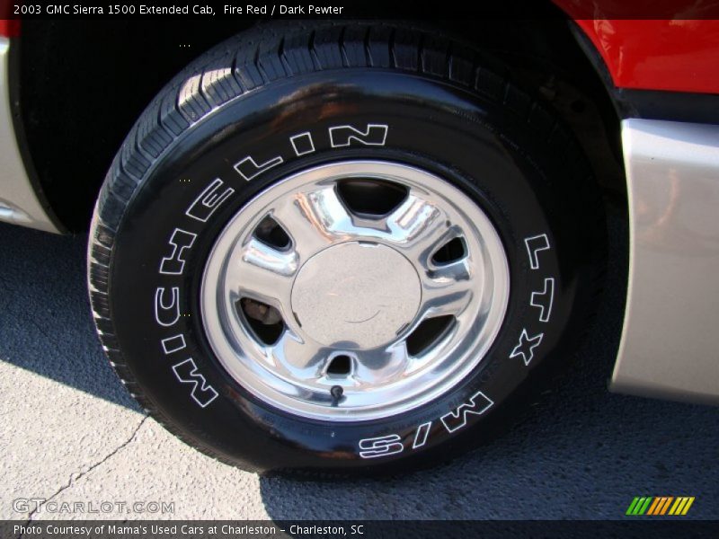 Fire Red / Dark Pewter 2003 GMC Sierra 1500 Extended Cab