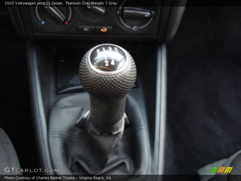 Platinum Grey Metallic / Grey 2003 Volkswagen Jetta GL Sedan