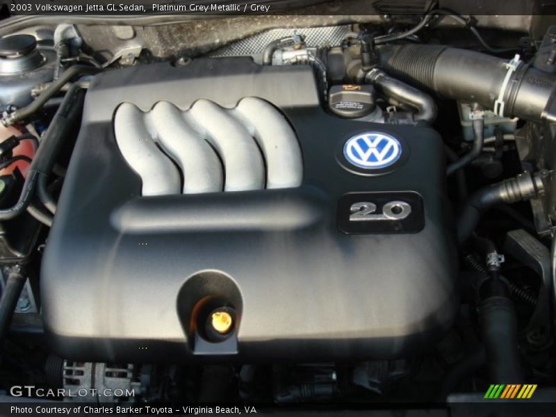 Platinum Grey Metallic / Grey 2003 Volkswagen Jetta GL Sedan
