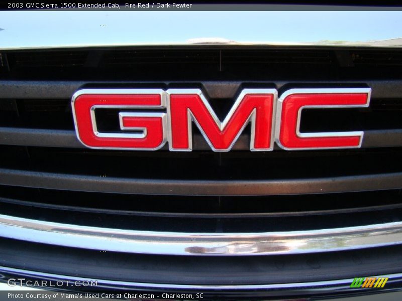 Fire Red / Dark Pewter 2003 GMC Sierra 1500 Extended Cab