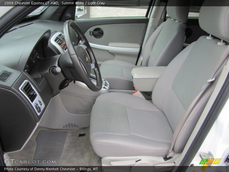  2009 Equinox LT AWD Light Gray Interior