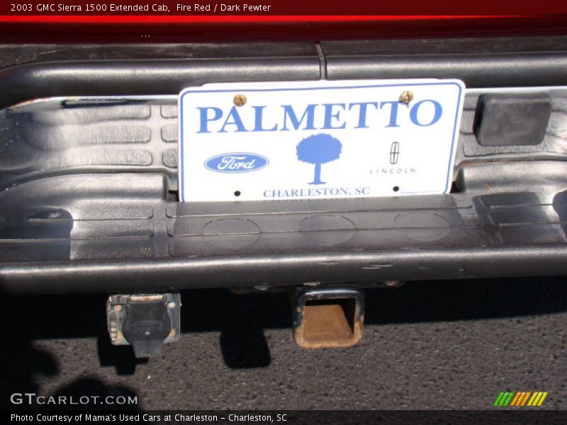 Fire Red / Dark Pewter 2003 GMC Sierra 1500 Extended Cab