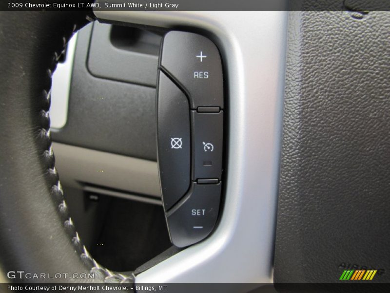 Controls of 2009 Equinox LT AWD
