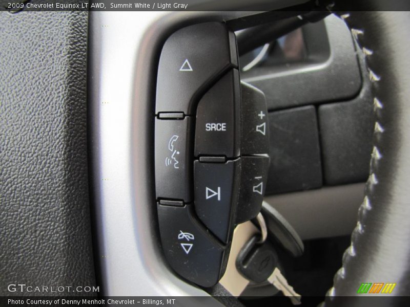 Controls of 2009 Equinox LT AWD