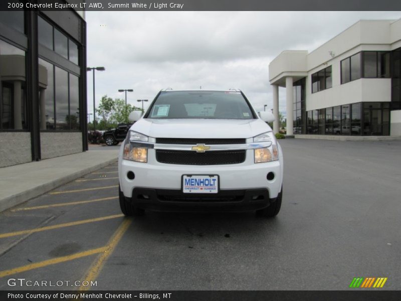 Summit White / Light Gray 2009 Chevrolet Equinox LT AWD