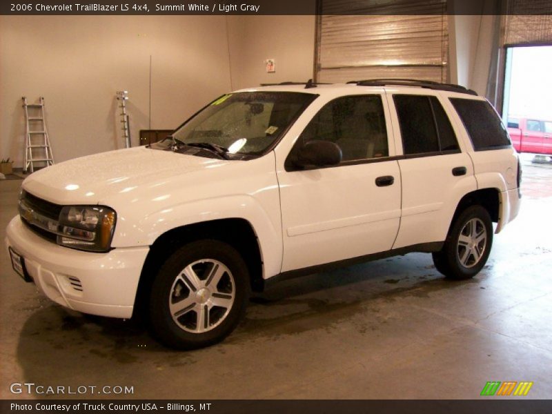 Summit White / Light Gray 2006 Chevrolet TrailBlazer LS 4x4