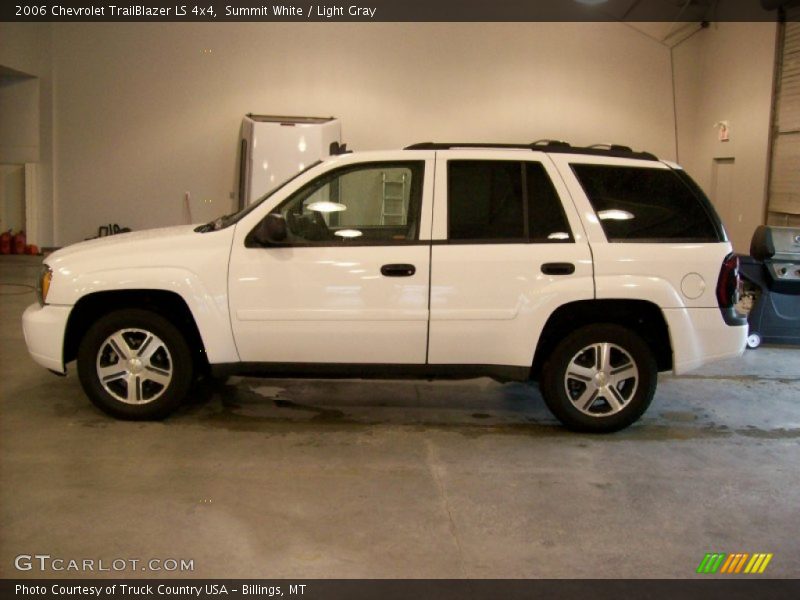 Summit White / Light Gray 2006 Chevrolet TrailBlazer LS 4x4
