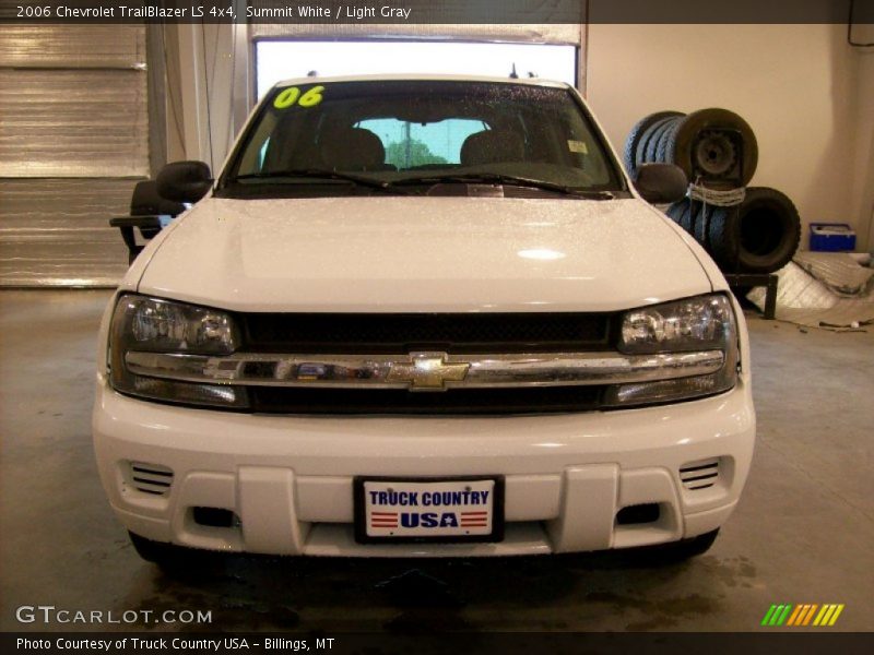 Summit White / Light Gray 2006 Chevrolet TrailBlazer LS 4x4