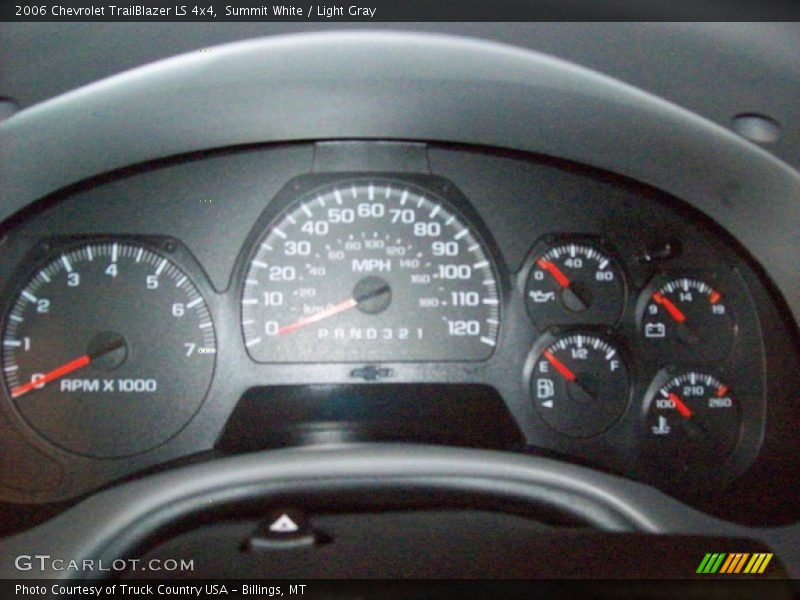 Summit White / Light Gray 2006 Chevrolet TrailBlazer LS 4x4