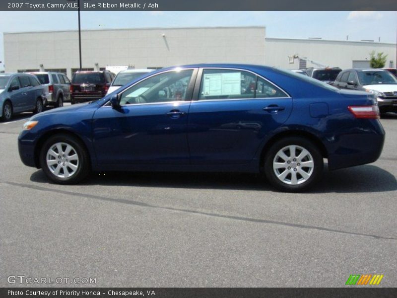 Blue Ribbon Metallic / Ash 2007 Toyota Camry XLE