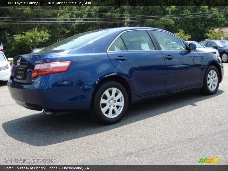 Blue Ribbon Metallic / Ash 2007 Toyota Camry XLE