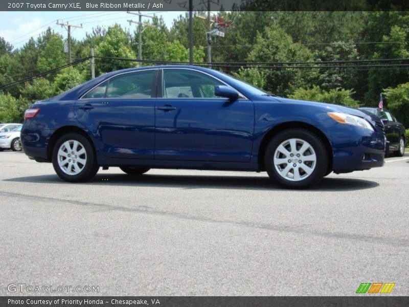 Blue Ribbon Metallic / Ash 2007 Toyota Camry XLE