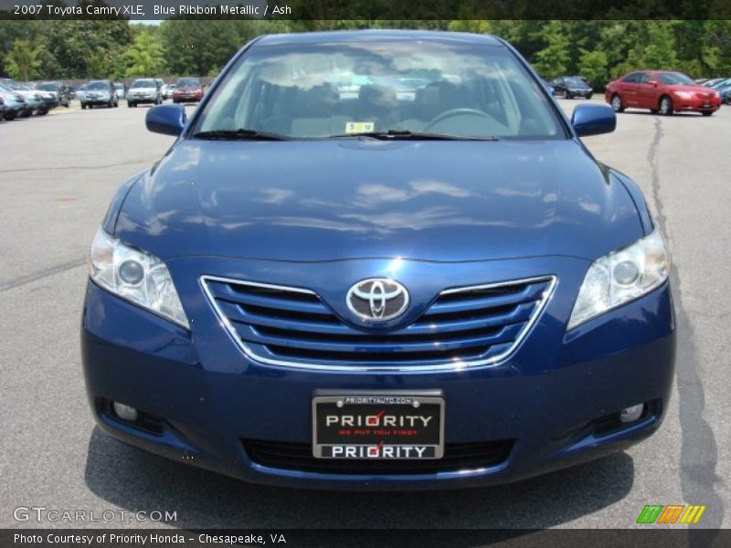 Blue Ribbon Metallic / Ash 2007 Toyota Camry XLE