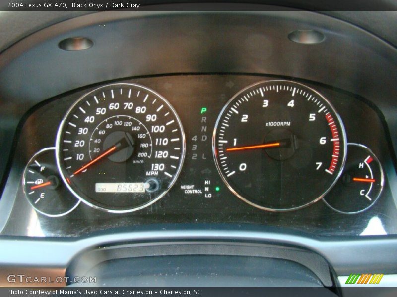 Black Onyx / Dark Gray 2004 Lexus GX 470