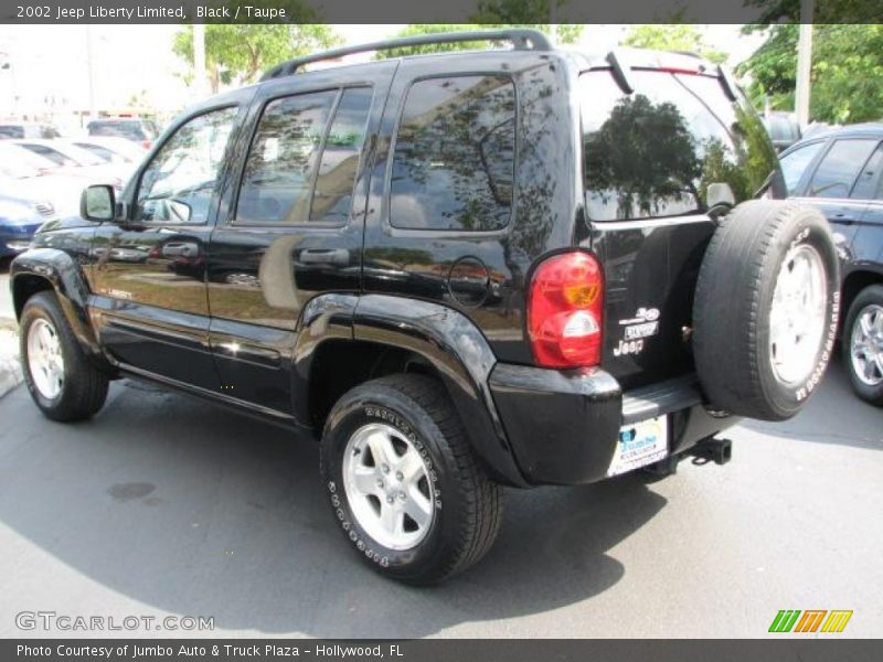 Black / Taupe 2002 Jeep Liberty Limited