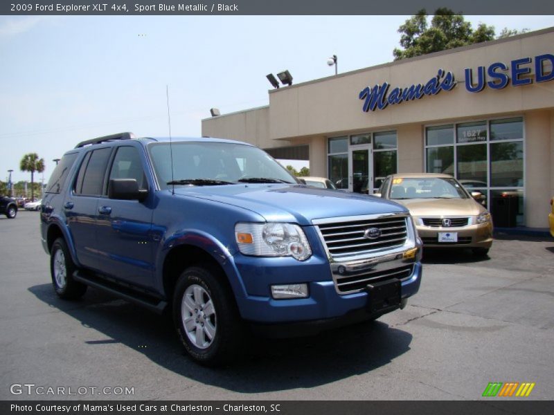Sport Blue Metallic / Black 2009 Ford Explorer XLT 4x4