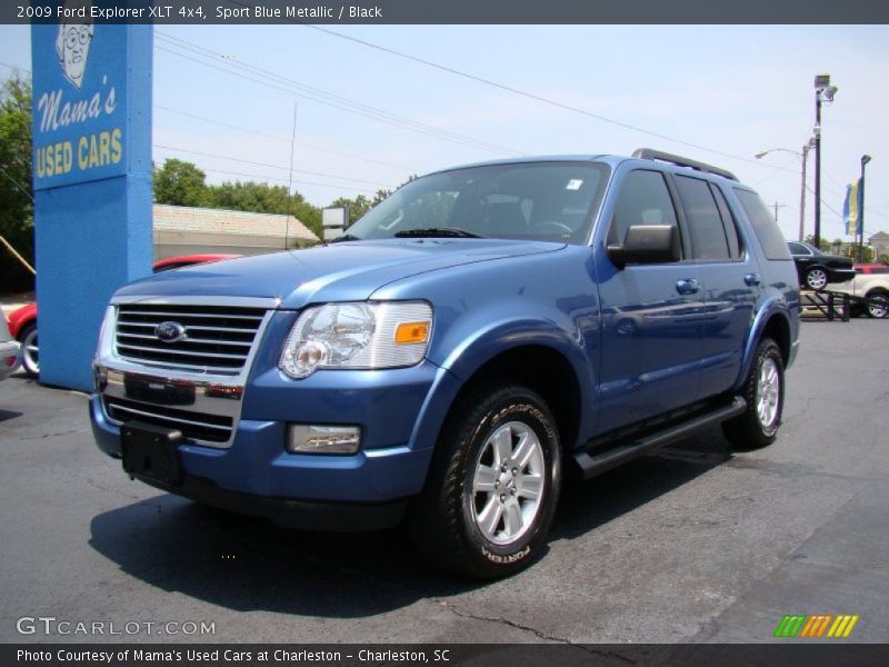 Sport Blue Metallic / Black 2009 Ford Explorer XLT 4x4