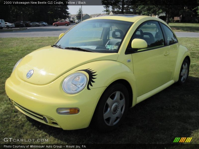 Yellow / Black 2000 Volkswagen New Beetle GLS Coupe