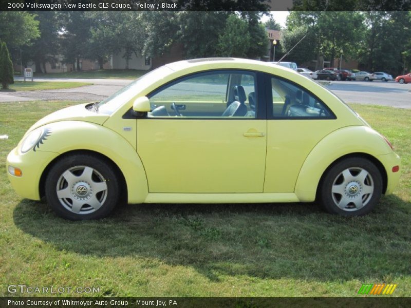 Yellow / Black 2000 Volkswagen New Beetle GLS Coupe