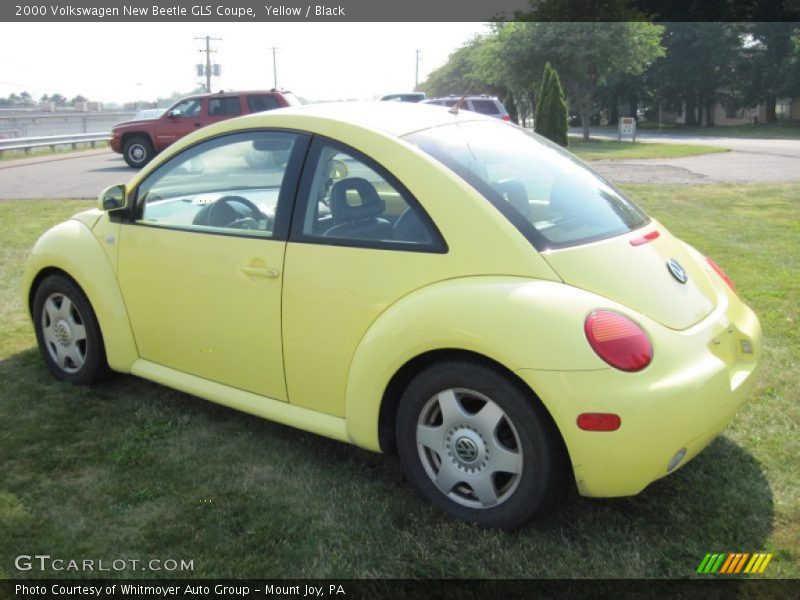 Yellow / Black 2000 Volkswagen New Beetle GLS Coupe