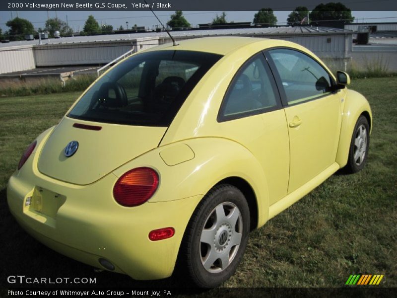 Yellow / Black 2000 Volkswagen New Beetle GLS Coupe