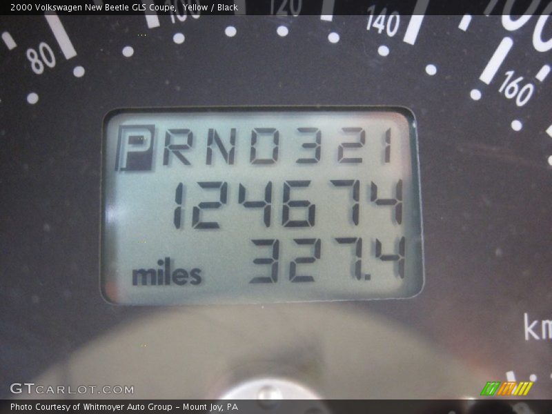 Yellow / Black 2000 Volkswagen New Beetle GLS Coupe