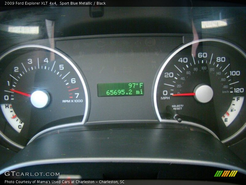 Sport Blue Metallic / Black 2009 Ford Explorer XLT 4x4