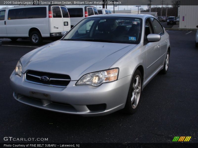Brilliant Silver Metallic / Off-Black 2006 Subaru Legacy 2.5i Special Edition Sedan
