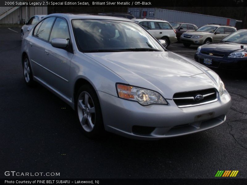 Brilliant Silver Metallic / Off-Black 2006 Subaru Legacy 2.5i Special Edition Sedan