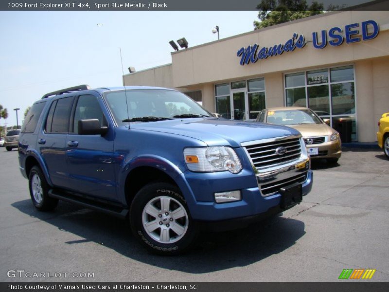 Sport Blue Metallic / Black 2009 Ford Explorer XLT 4x4