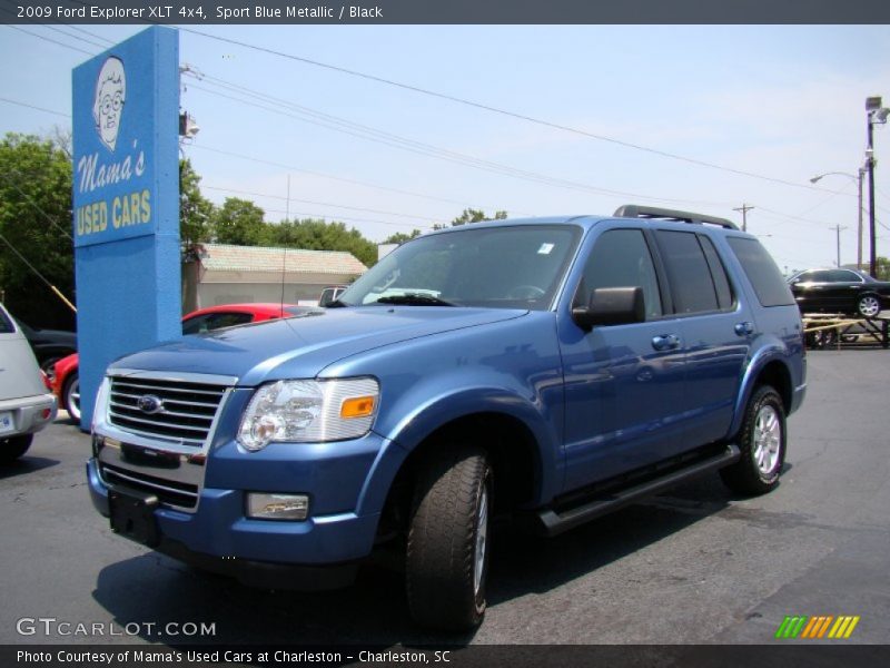 Sport Blue Metallic / Black 2009 Ford Explorer XLT 4x4