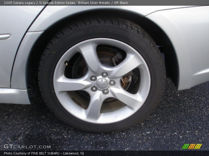 Brilliant Silver Metallic / Off-Black 2006 Subaru Legacy 2.5i Special Edition Sedan