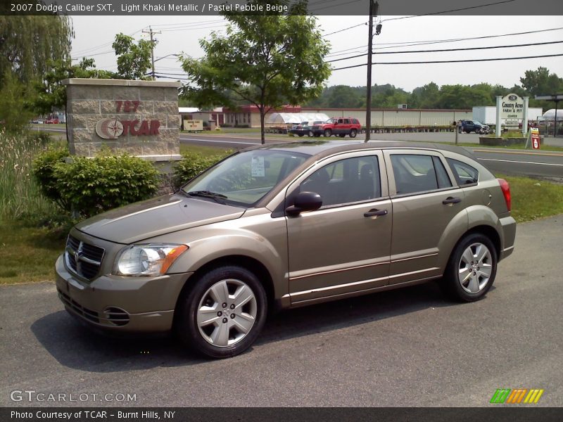Light Khaki Metallic / Pastel Pebble Beige 2007 Dodge Caliber SXT